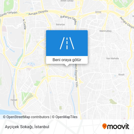 Ayçiçek Sokağı harita