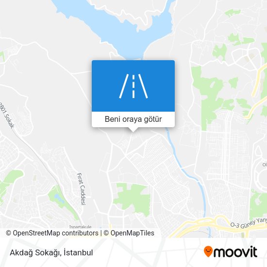 Akdağ Sokağı harita