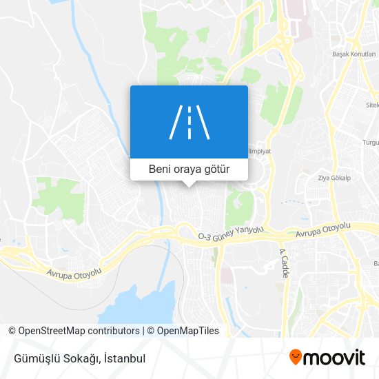 Gümüşlü Sokağı harita