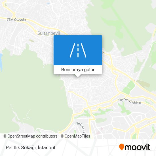 Pelitlik Sokağı harita