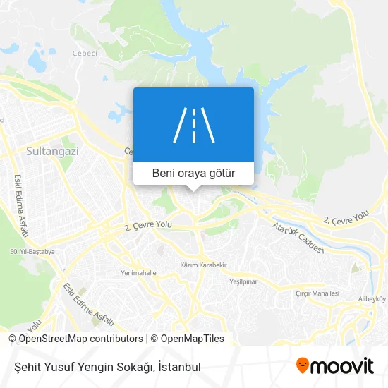 Şehit Yusuf Yengin Sokağı harita