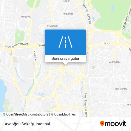 Aydoğdu Sokağı harita
