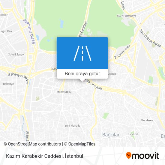 Kazım Karabekir Caddesi harita