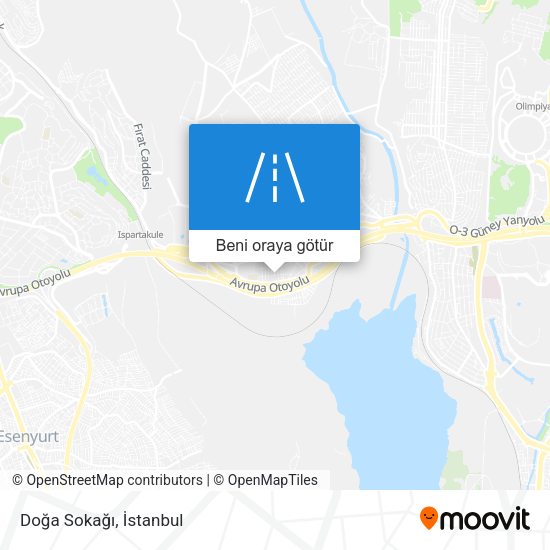 Doğa Sokağı harita