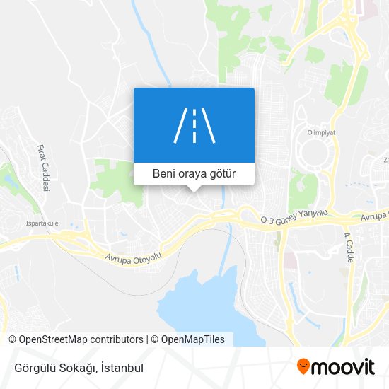 Görgülü Sokağı harita