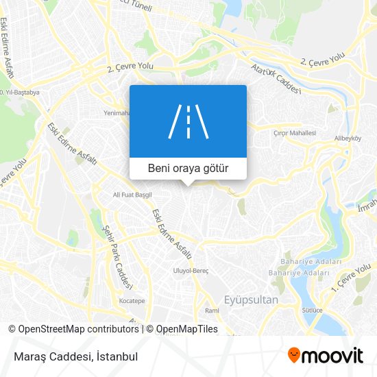 Maraş Caddesi harita