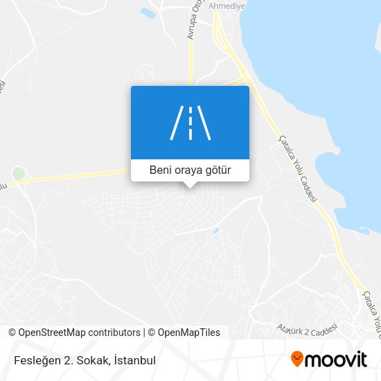 Fesleğen 2. Sokak harita