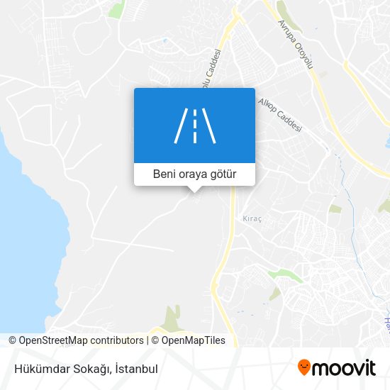 Hükümdar Sokağı harita
