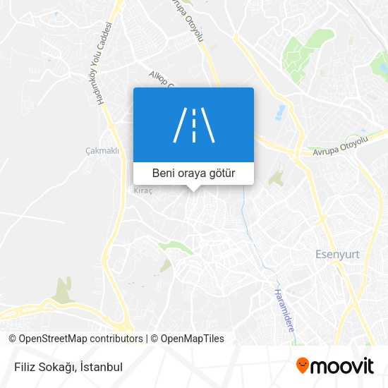 Filiz Sokağı harita