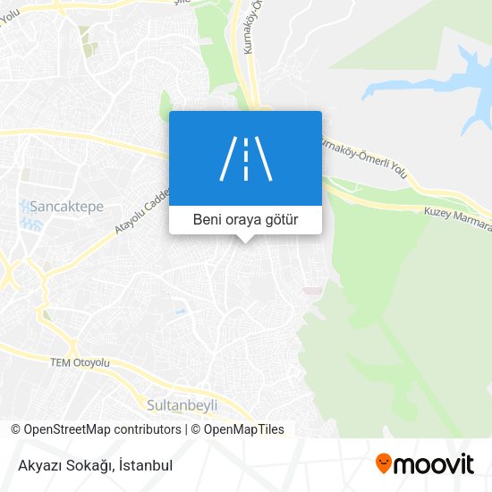 Akyazı Sokağı harita