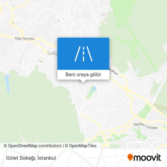 Gölet Sokağı harita