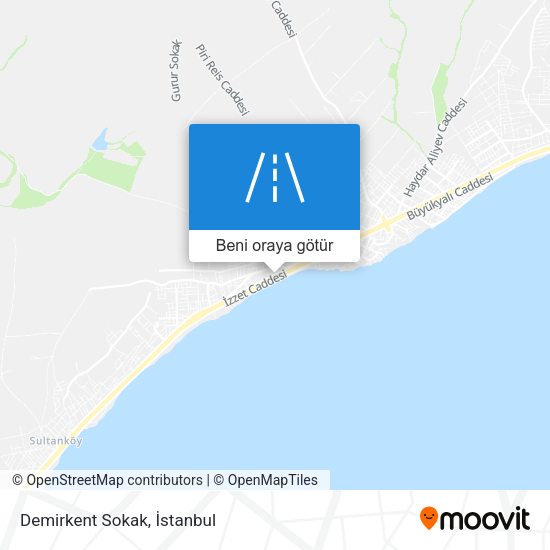 Demirkent Sokak harita