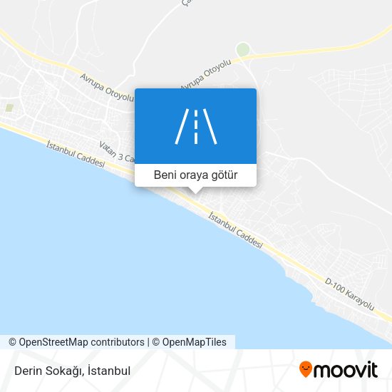 Derin Sokağı harita