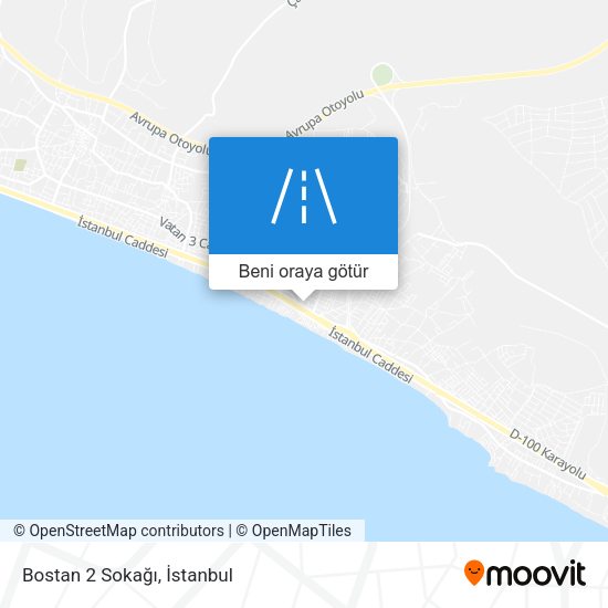 Bostan 2 Sokağı harita