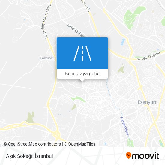 Aşık Sokağı harita