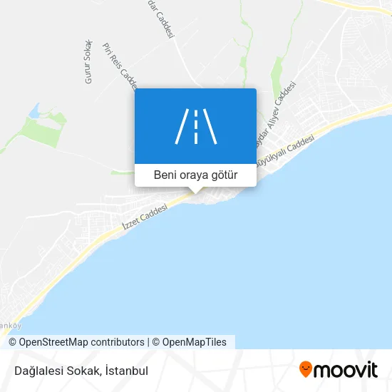 Dağlalesi Sokak harita