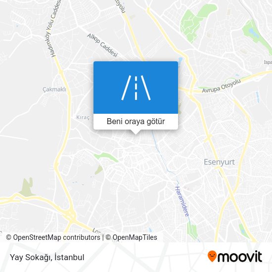 Yay Sokağı harita