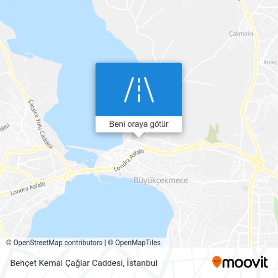 Behçet Kemal Çağlar Caddesi harita