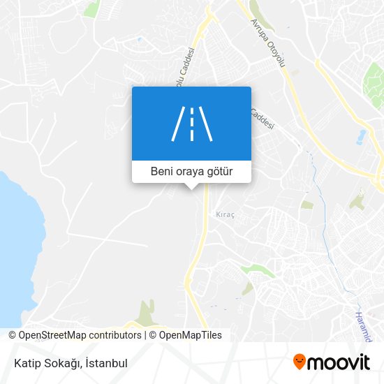 Katip Sokağı harita