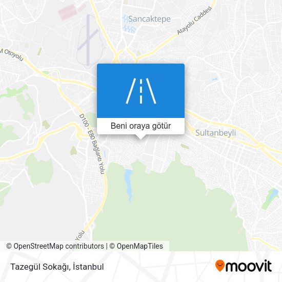 Tazegül Sokağı harita