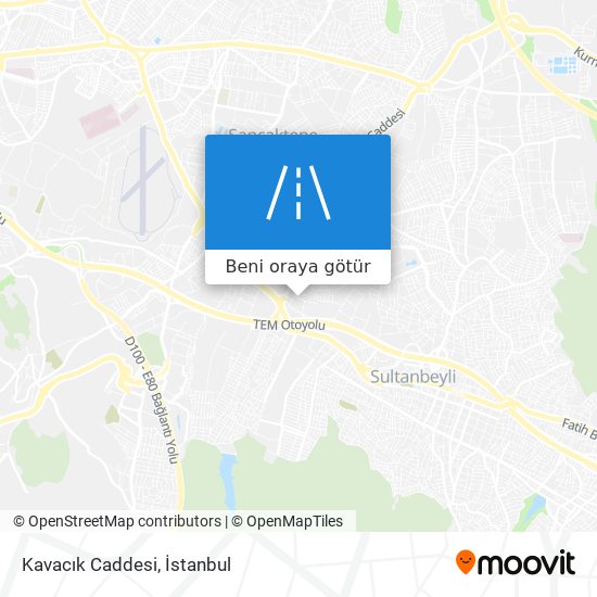 Kavacık Caddesi harita