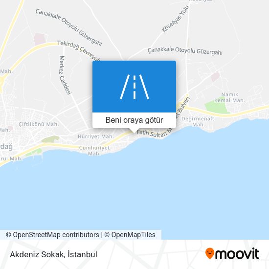 Akdeniz Sokak harita
