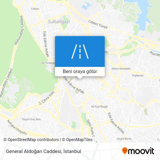General Aldoğan Caddesi harita