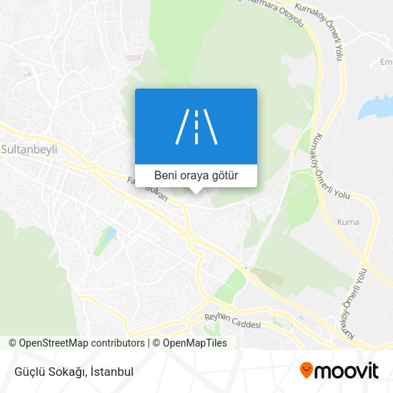 Güçlü Sokağı harita