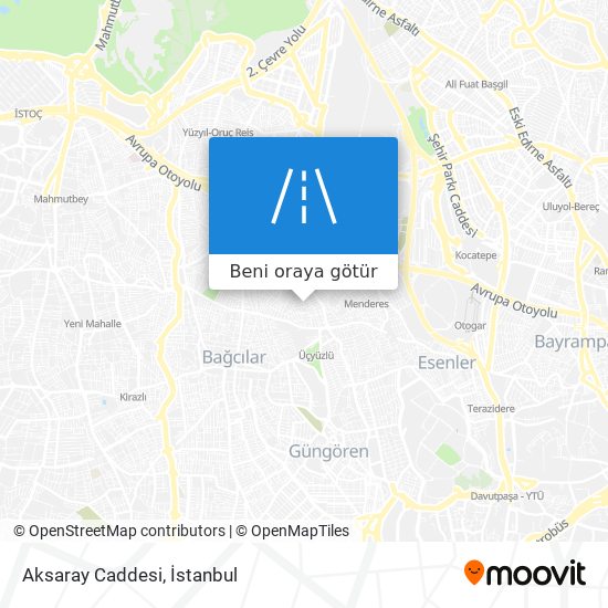 Aksaray Caddesi harita