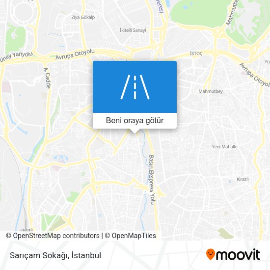 Sarıçam Sokağı harita