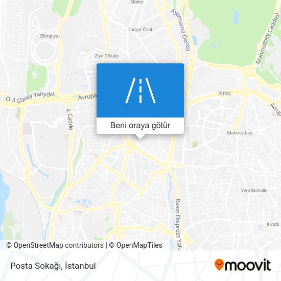 Posta Sokağı harita