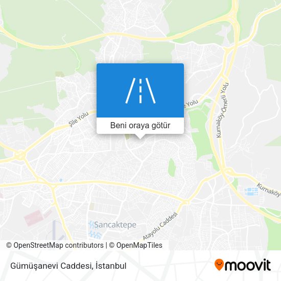 Gümüşanevi Caddesi harita