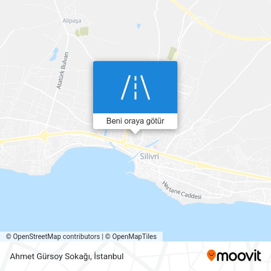 Ahmet Gürsoy Sokağı harita