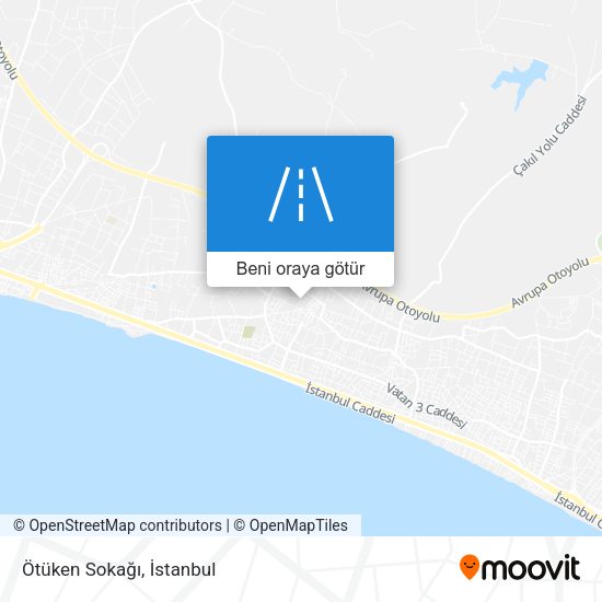Ötüken Sokağı harita