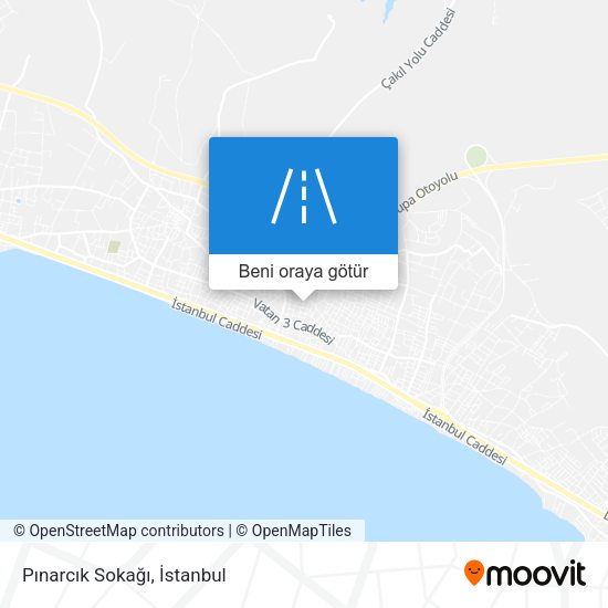 Pınarcık Sokağı harita