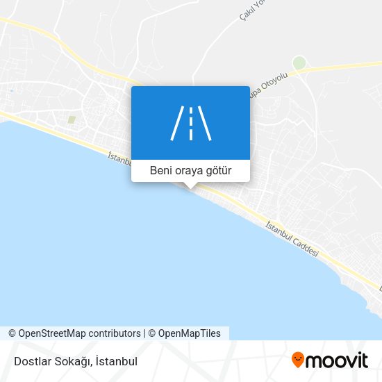 Dostlar Sokağı harita