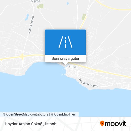 Haydar Arslan Sokağı harita