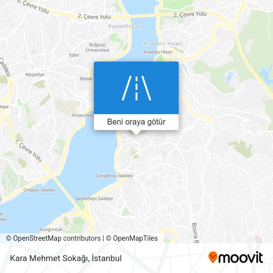 Kara Mehmet Sokağı harita