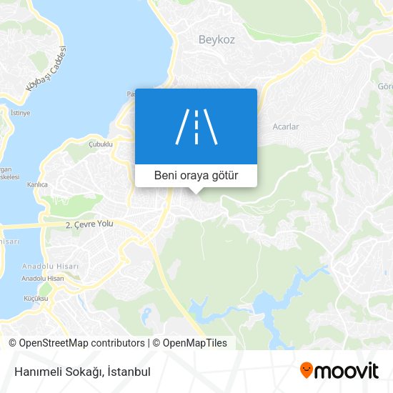 Hanımeli Sokağı harita