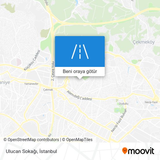Ulucan Sokağı harita