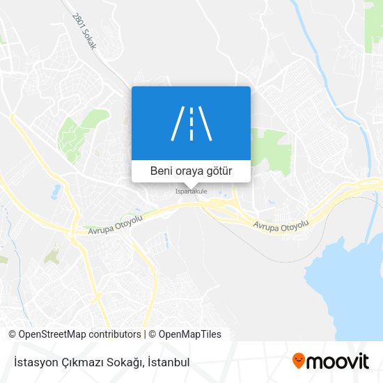 İstasyon Çıkmazı Sokağı harita