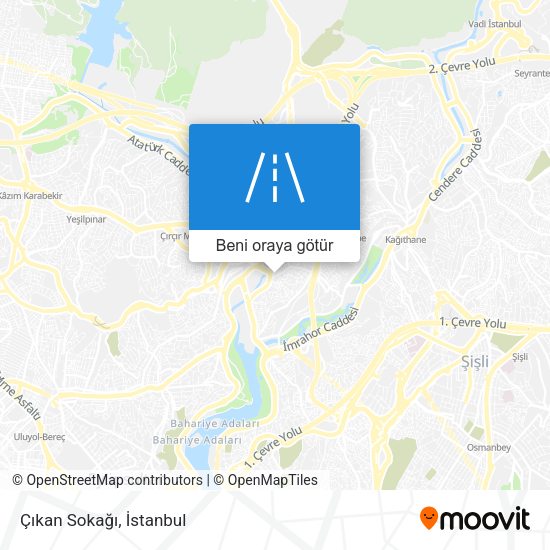 Çıkan Sokağı harita