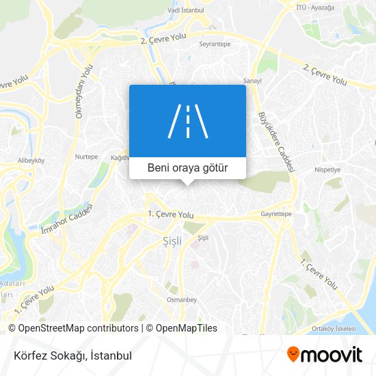 Körfez Sokağı harita