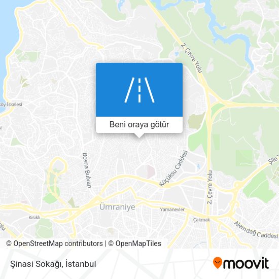 Şinasi Sokağı harita
