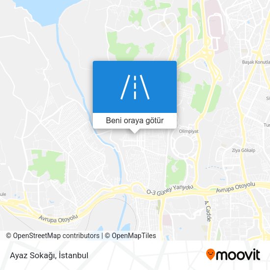 Ayaz Sokağı harita