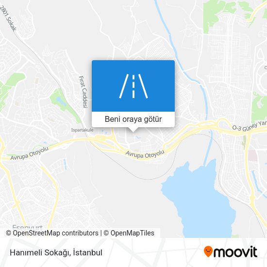 Hanımeli Sokağı harita