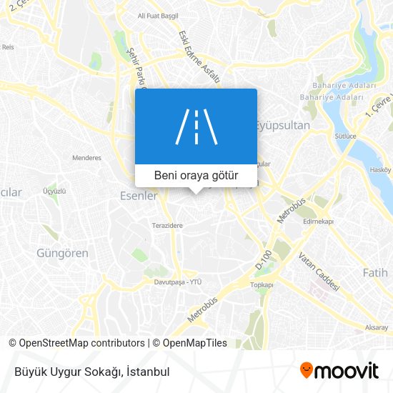 Büyük Uygur Sokağı harita