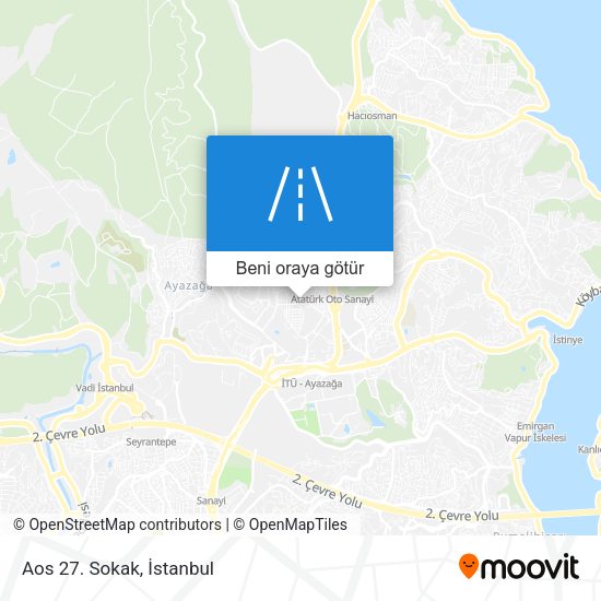 Aos 27. Sokak harita