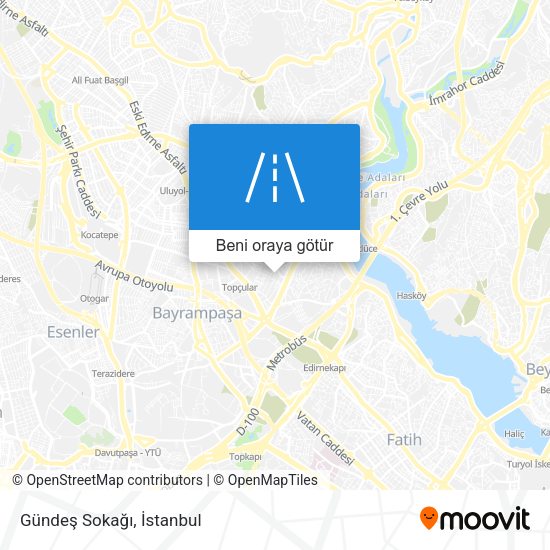 Gündeş Sokağı harita