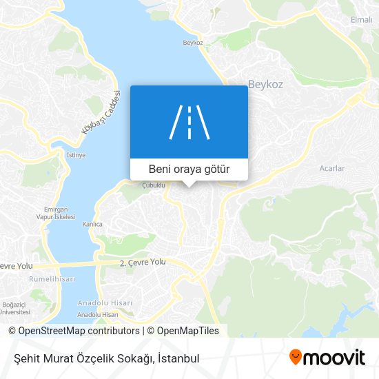 Şehit Murat Özçelik Sokağı harita